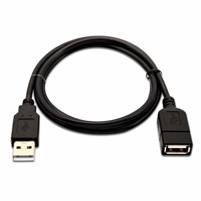 Cablu USB V7 V7USB2EXT-01M-1E Negru 1 m (1 Unități)