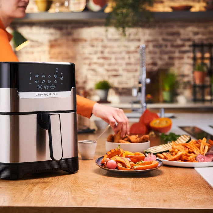 Friteuză cu Aer Tefal EY505D15 4,2 L Negru Gri Oțel