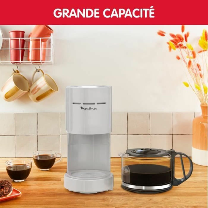 Cafetieră cu Filtru Moulinex Alb 800 W 1,1 L