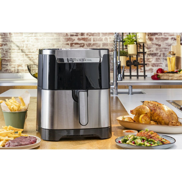 Friteuză cu Aer Tefal EY801D15 1650 W 6,5 L Negru Oțel