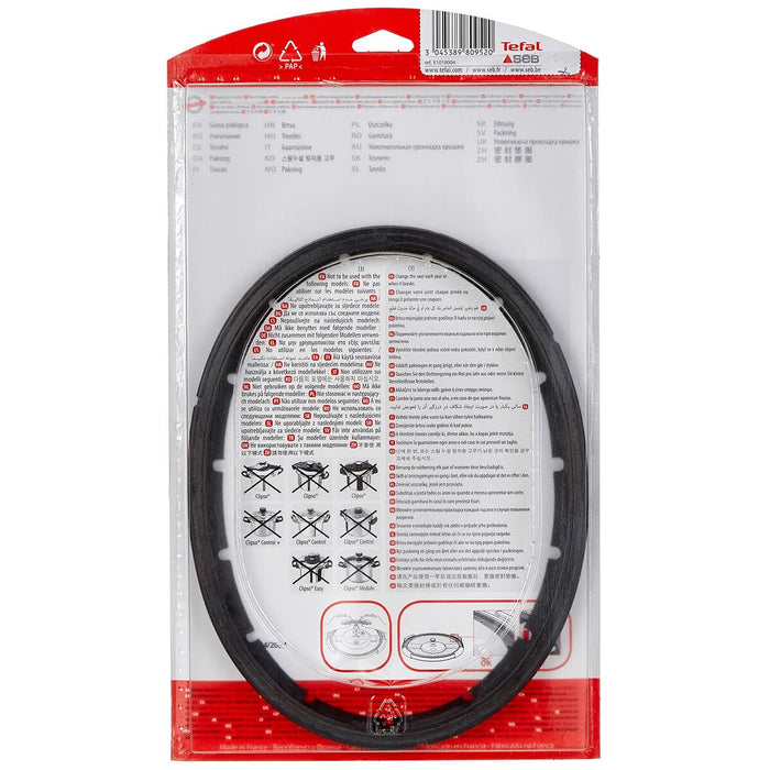 Gumă SEB Capac pentru oale Oală sub Presiune Plastic Ø 22 cm