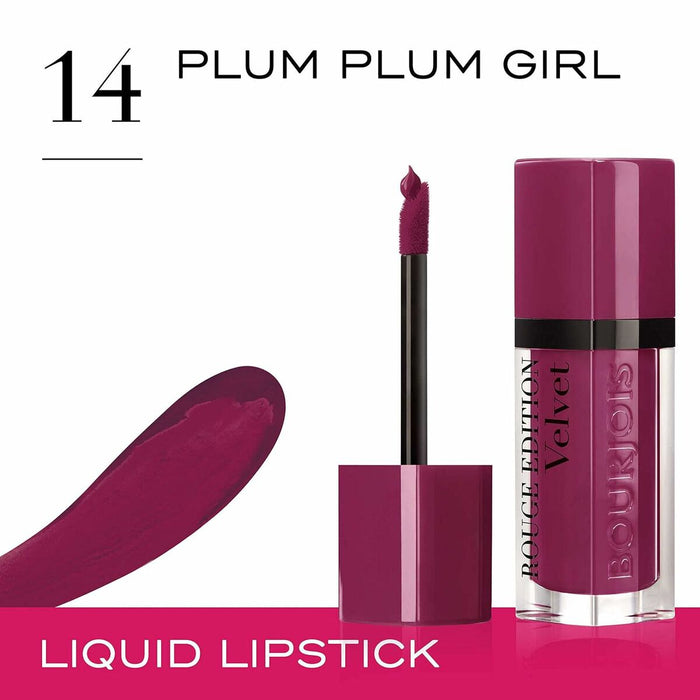 Ruj lichid Bourjois Rouge Edition Nº 14 Plum Plum Girl 7,7 ml