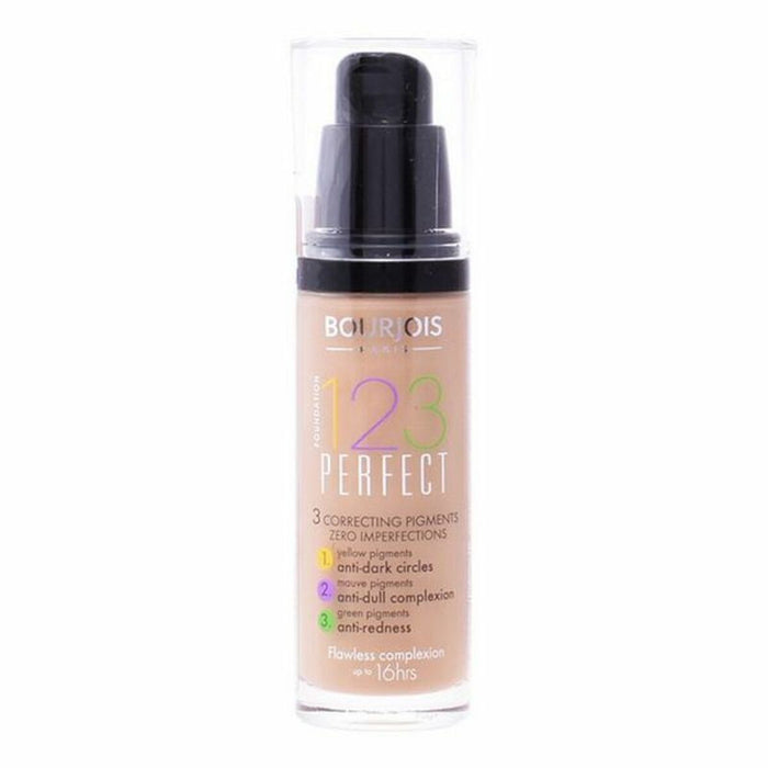 Fond de Ten Fluid 123  Perfect Bourjois Spf 10 (30 ml)