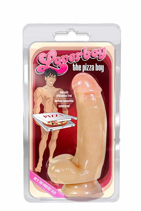 Dildo realist, Blush Novelties, 7" curbat, culoare bej