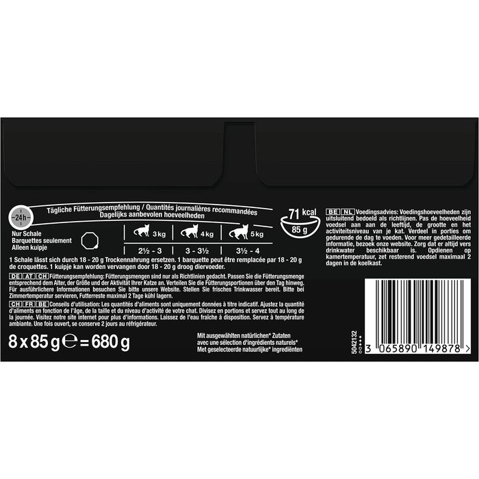Mâncare pentru pisici Sheba Nature's Collection Mix Pui Somon 8 x 85 g