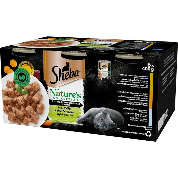 Mâncare pentru pisici Sheba Kit Ficat Păsări 400 g