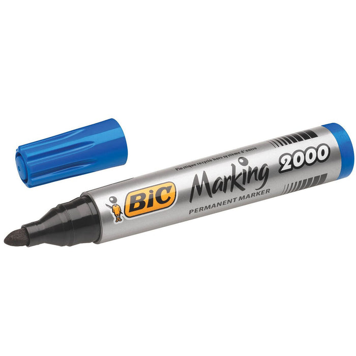 Marker permanent Bic 8209143 Albastru