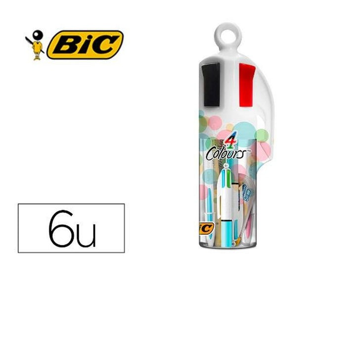 Stilou cu cerneală lichidă Bic 964757 1 mm (4 Unități)