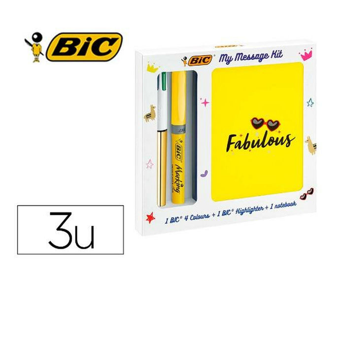 Stilou cu cerneală lichidă Bic 999453 1 mm (2 Unități)