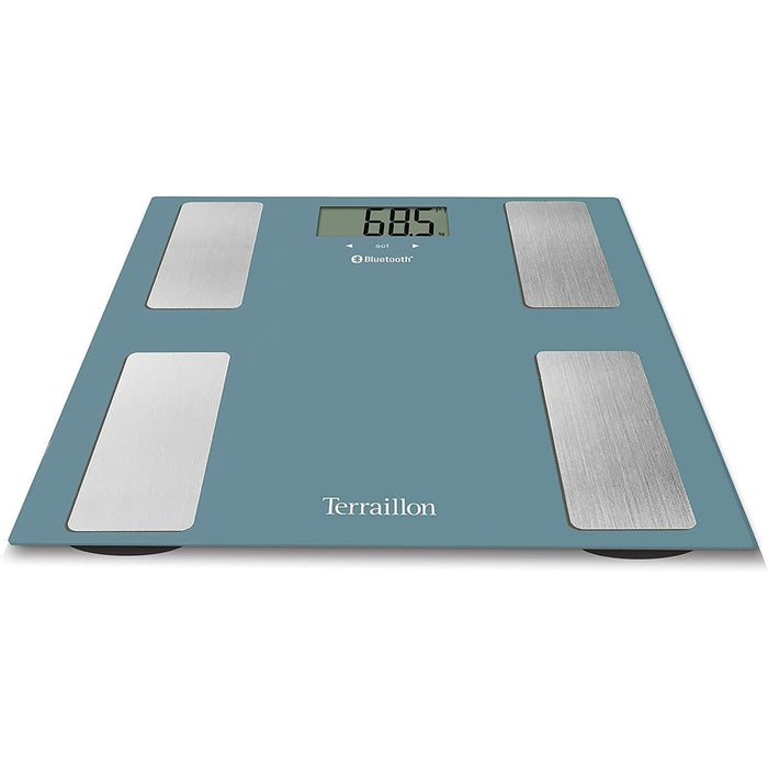 Cântar Inteligent Terraillon Smart Connect App Bluetooth 160 kg Albastru