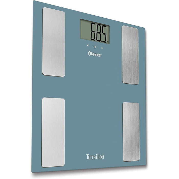 Cântar Inteligent Terraillon Smart Connect App Bluetooth 160 kg Albastru