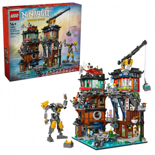 Set de construcție LEGO NINJAGO City Workshops, 3.244 piese, 14+ ani