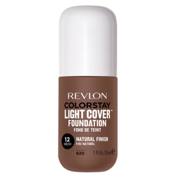 Fond de ten lichid Revlon ColorStay Light Cover, finish natural, rezistență 12 h, nuanța 620 Java, 30 ml