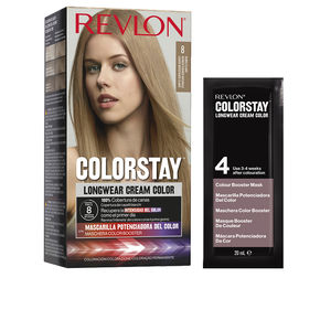 Vopsea permanentă de păr Revlon Color Stay, nuanța 8 Medium Blonde, 165 ml