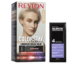 Vopsea permanentă de păr Revlon ColorStay, nuanța 01 Light Ash Blonde, 165 ml