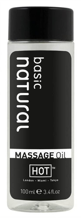 Ulei de masaj, Hot Natural Basic, fără parfum, 100 ml