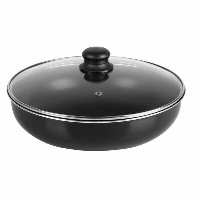 Tigaie Sitram Negru Aluminiu Ø 28 cm