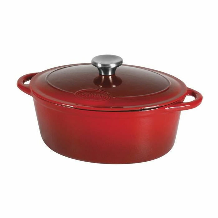 Crăticioară Sitram Rojo/Blanco Oțel emailat Ø 36 cm 9 L