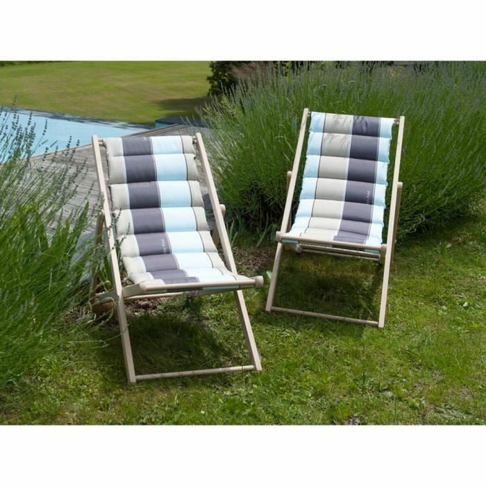 Zahradní židle Jardin Prive I Love 106 x 55 x 95 cm Gri lemn de fag
