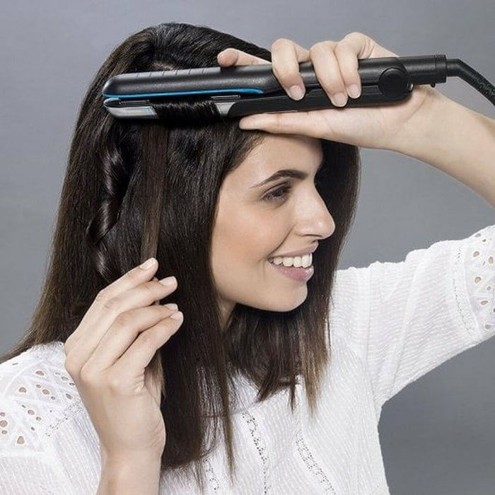 Placă de Păr Rowenta Liss & Curl Ultimate Shine Negru