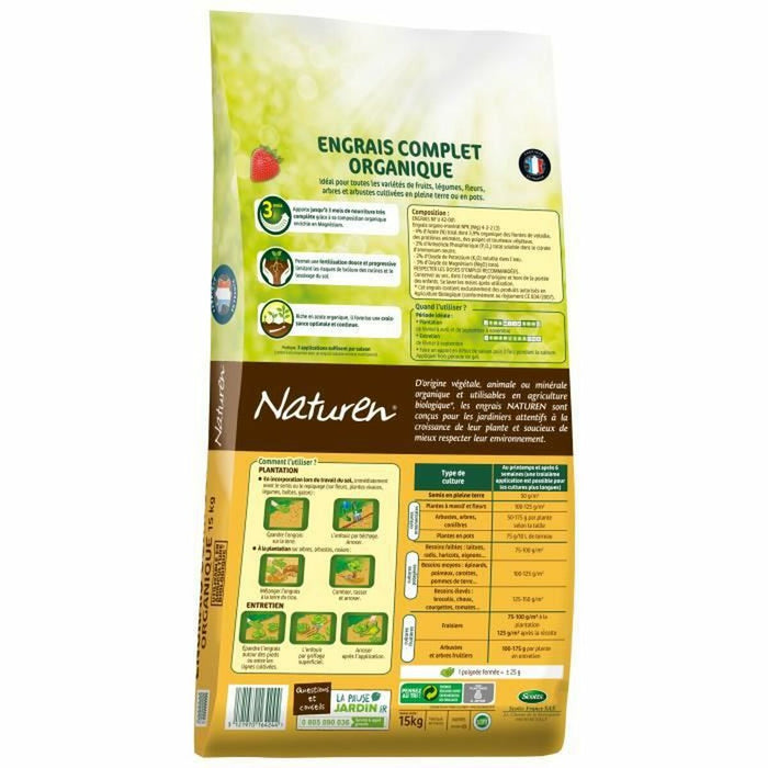 Îngrășământ organic Naturen 15 kg