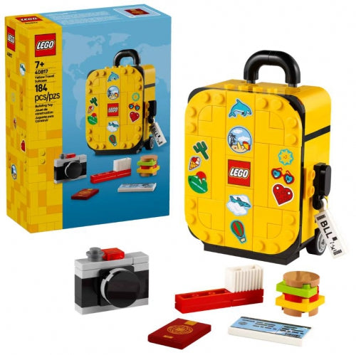 Set de construcție LEGO, Valiză de călătorie galbenă, 184 piese, 7+ ani
