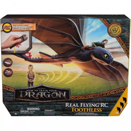 Jucărie zburătoare cu telecomandă Spin Master How to Train Your Dragon, Toothless, 4+ ani