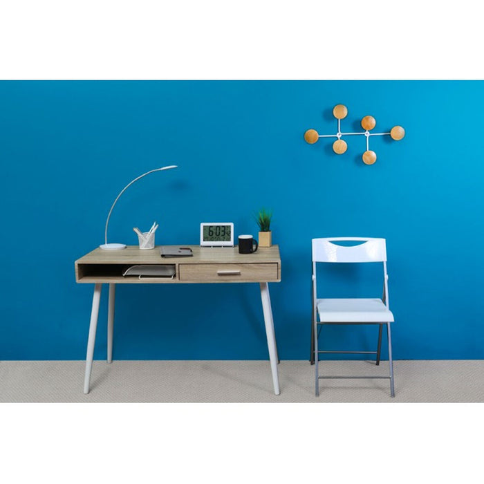 Stolní hodiny Archivo 2000 ABS Gri Dreptunghiular