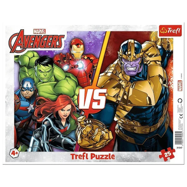 Puzzle Trefl Marvel Avengers, Echipa Răzbunătorilor invincibili, 25 de piese, 4+ ani