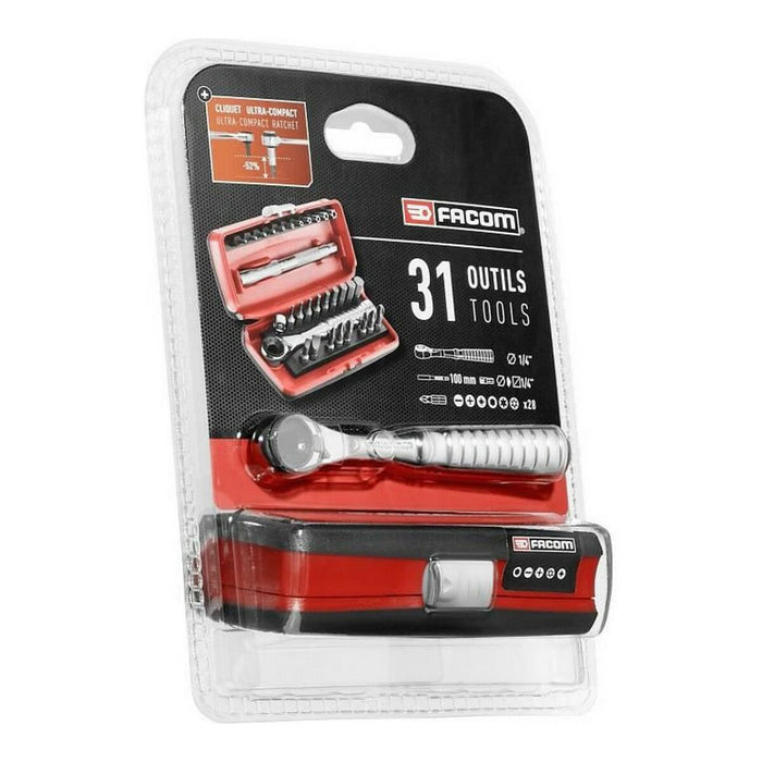 Trusă de scule Facom Cheia Carraca Set de puncte Plastic (1 Piese) (31 Piese)