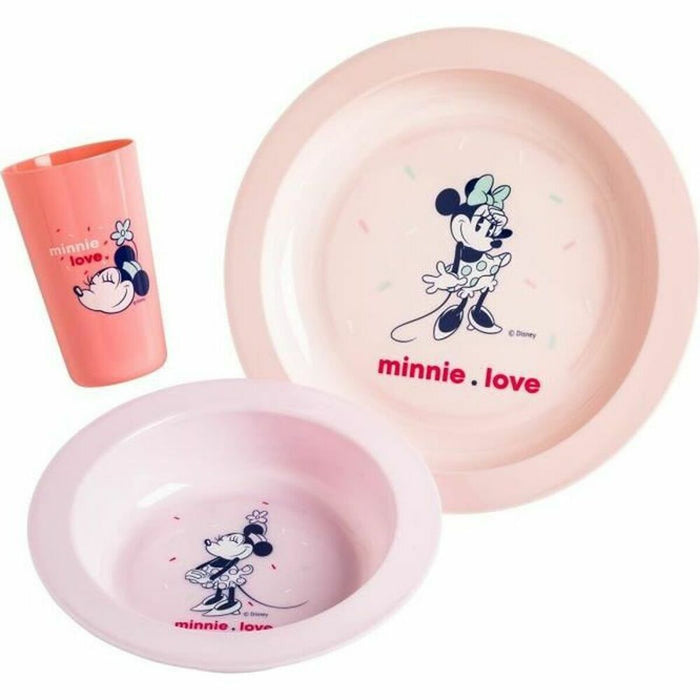 Set de Veselă Disney Minnie Mouse polipropilenă