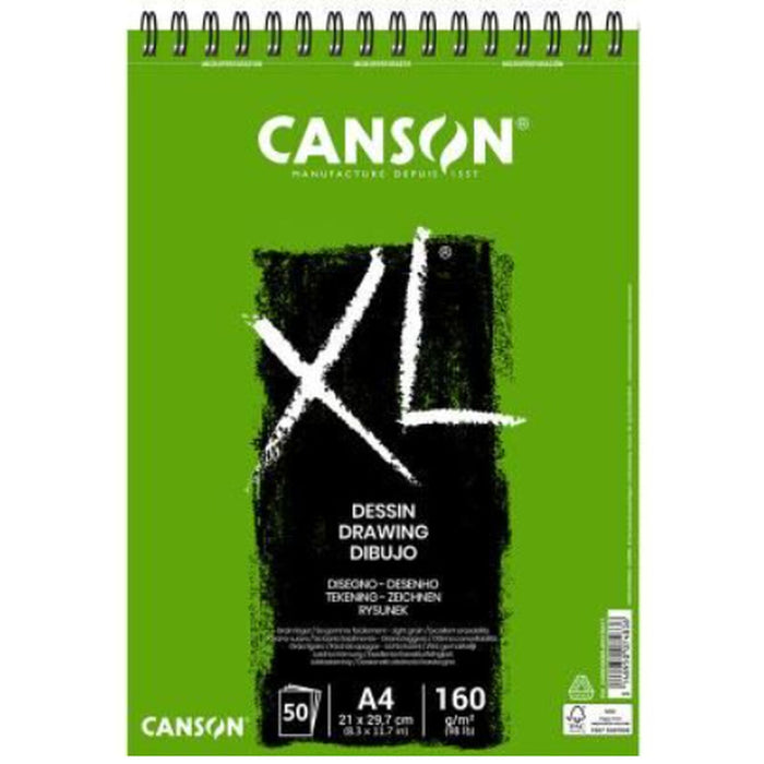 Bloc de schițe Canson XL Drawing Alb A4 5 Unități 50 Frunze 160 g/m2