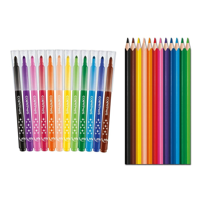 Set de Carioci Maped 984729 Negru 12 Piese