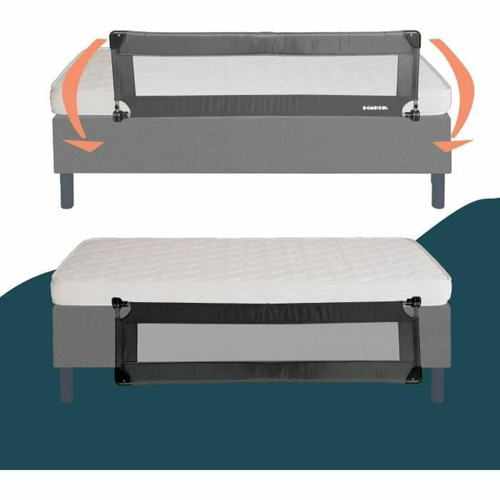 Bară de siguranță pentru pat Looping BL5003G 44 x 150 cm Gri