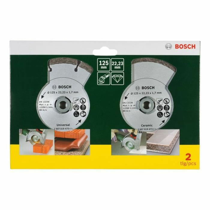 Disc de tăiere BOSCH 2607019484 Ceramică 2 Piese