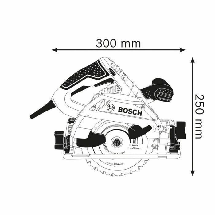 Fierăstrău circular BOSCH Professional GKS 55+G 1200 W