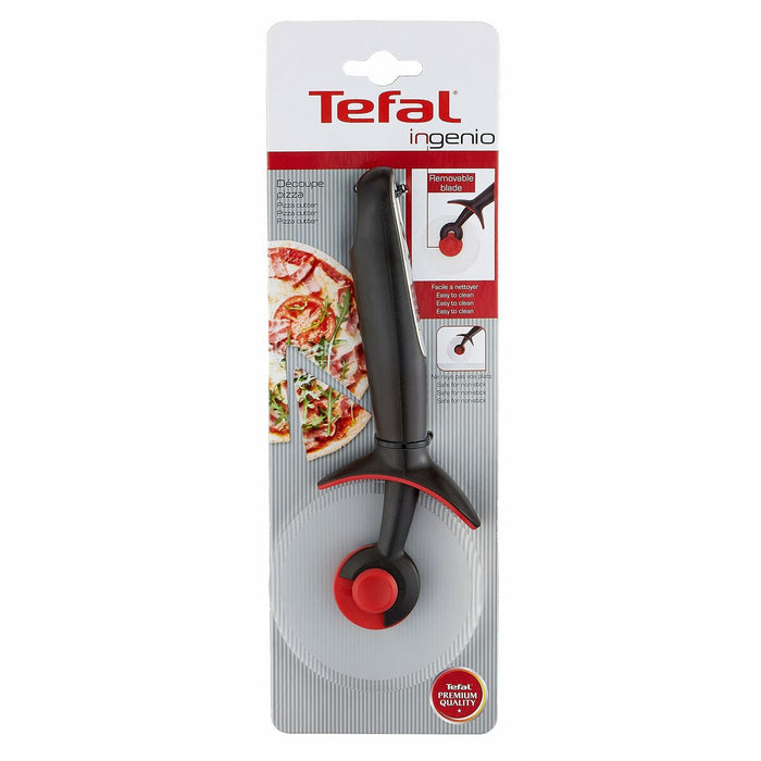 Tăietor de Pizza Tefal Ingenio K2071114 Rojo/Blanco Oțel Plastic