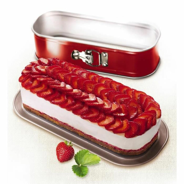 Formă de tort detașabilă Tefal Roșu Metal Oțel 30 x 11 cm