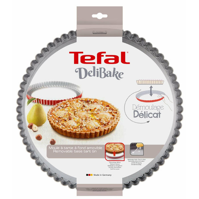 Formă de tort detașabilă Tefal J1641514 Roșu Oțel Oțel carbon Ø 30 cm