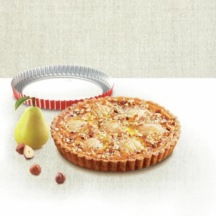 Formă de tort detașabilă Tefal J1641514 Roșu Oțel Oțel carbon Ø 30 cm