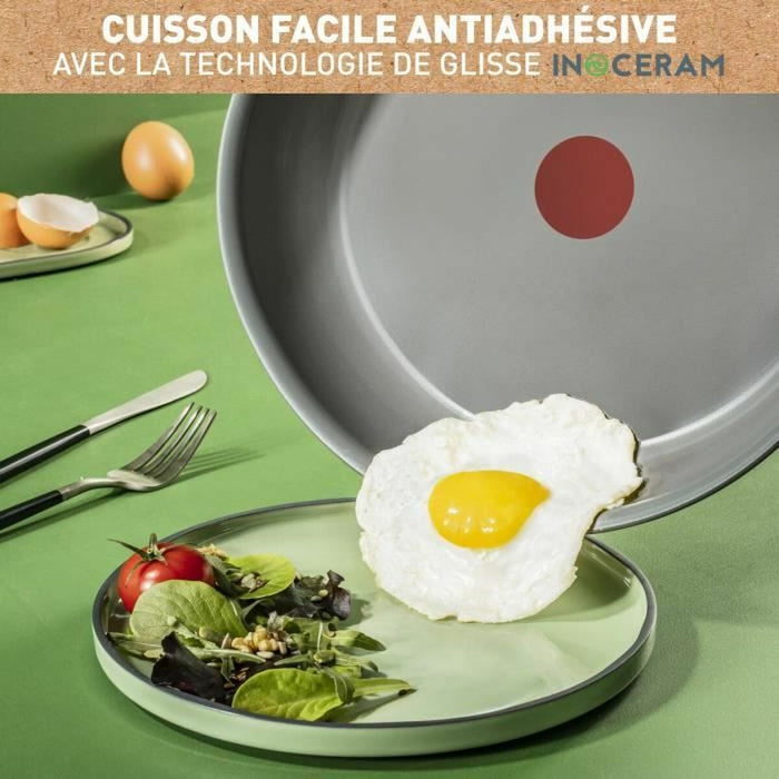 Set de tigăi Tefal L2619102 Gri Aluminiu (3 Unități)