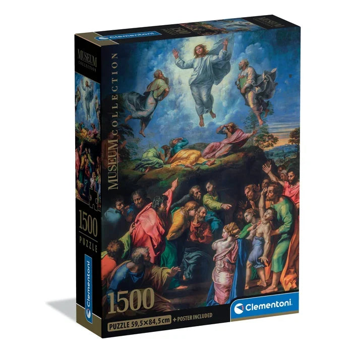 Puzzle Clementoni, Museum Collection, Raphael Transfiguration, 1500 piese, 59,5 × 84,5 cm