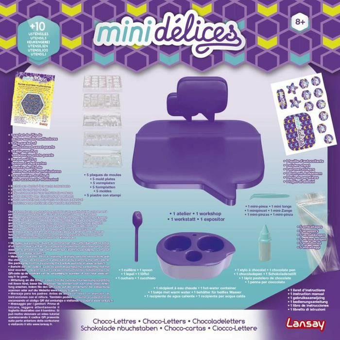 Set de Lucru Manual Lansay Mini Délices - Choco Letters Cofetărie