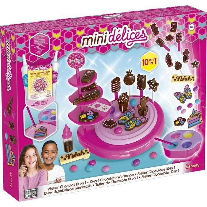 Set de Lucru Manual Lansay Mini Délices - 10 In 1 Chocolate Workshop  Cofetărie