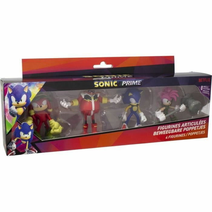 Figurine Articulate Sonic Prime 4 Piese