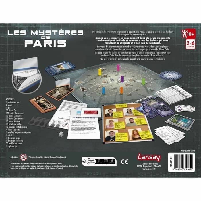 Joc de Masă Lansay Les Mystères De Paris (FR)