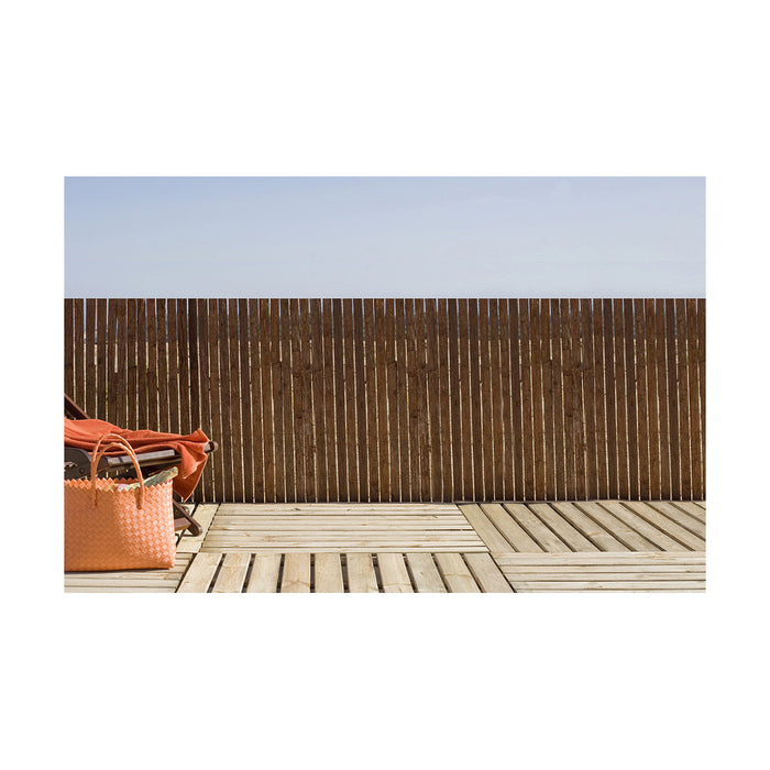 Gard pentru grădină Nortene Milwaukee Multicolor Natural Pin Scoarță de copac 1 x 3 m