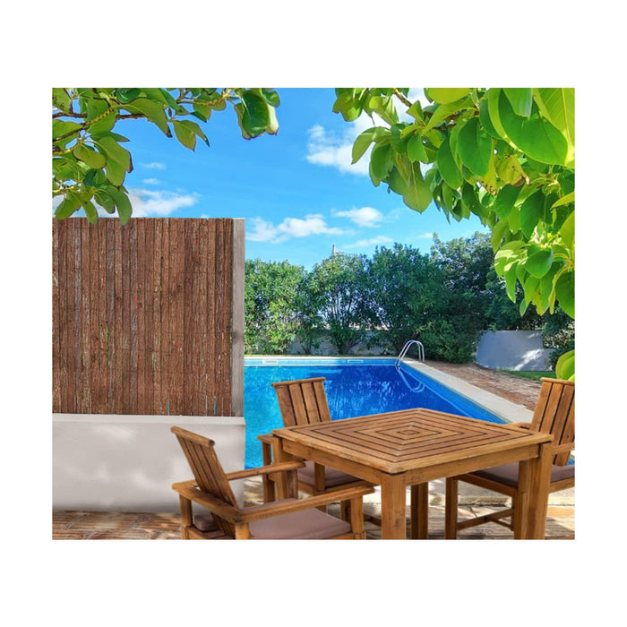 Gard pentru grădină Nortene Milwaukee Multicolor Natural Pin Scoarță de copac 1 x 3 m