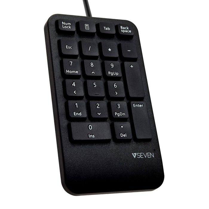 Tastatură numerică V7 KP400-1E Negru