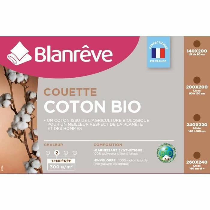 Material de umplutură nordic Blanreve 300 g/m² 240 x 260 cm